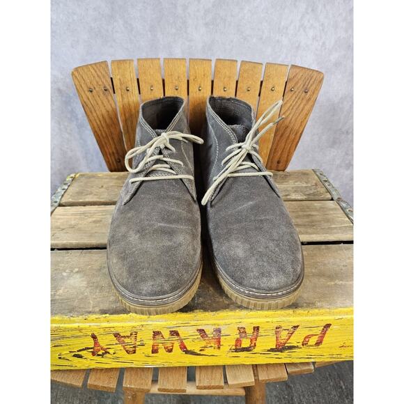 Johnston & Murphy Men's Rawhide Chukka Boots | Gray/Brown | Size 13 - Picture 2 of 10